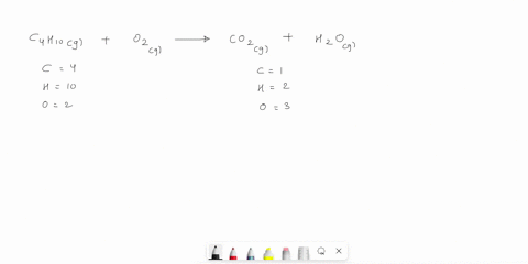 write-balanced-equation-for-the-combustion-of-gaseous-butane-chic-fuel-used-in-portable-stoves-and-grills-in-which-it-combines-with-gaseous-oxvgen-to-form-gaseous-carbon-dioxide-and-gaseous-95055
