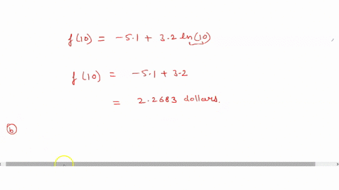 the-earnings-per-share-in-dollars-for-a-company-can-be-approximated-by-the-function-fx51352lnx-where-x7-corresponds-to-the-year-2007a-find-the-earnings-per-share-for-the-year-2010-b-find-the-07736