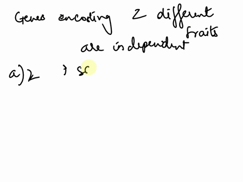 what-does-it-mean-to-say-that-thi-genes-encoding-two-different-traits-are-independent-the-2-genes-are-located-on-the-same-chromosome-the-2-traits-affect-two-different-parts-of-the-organism-t-65177