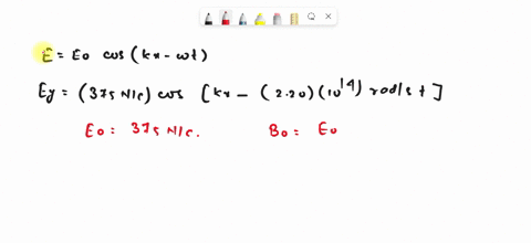 part-a-the-y-component-of-the-electric-field-of-an-electromagnetic-wave-traveling-in-the-x-direction-through-vacuum-obeys-the-equation-375-nc-cos-ki-220-x-1014-radst-c-30-108-ms-what-is-the-94398