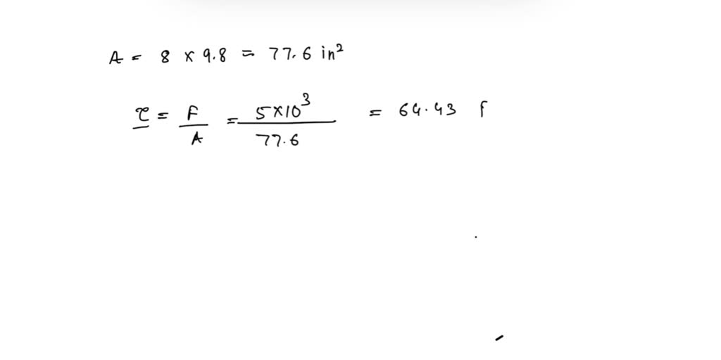 SOLVED: 'An elastomeric bearing is used to support bridge girder as ...