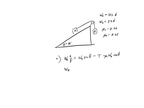 ao-body-a-in-fig-6-33-weighs-102-mathrmn-and-body-b-weighs-32-mathrmn-the-coefficients-of-friction-b-51026