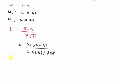 16-cont-b-the-mean-and-the-standard-deviation-of-a-sample-of-65-customer-satisfaction-ratings-are-4295-and-26424-respectively-use-the-critical-value-to-test-the-hypotheses-you-set-up-by-sett-25012