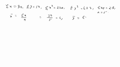 suppose-that-40-70-360-1160-478-and-n-5-determine-the-least-squares-regression-line-b1x-b0-89415