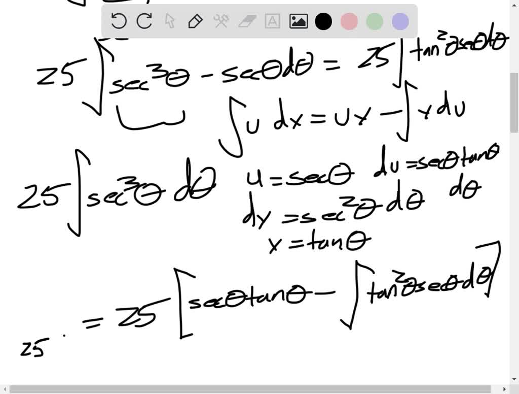 solved-integrate-using-a-trigonometric-substitution-based-on-the-given