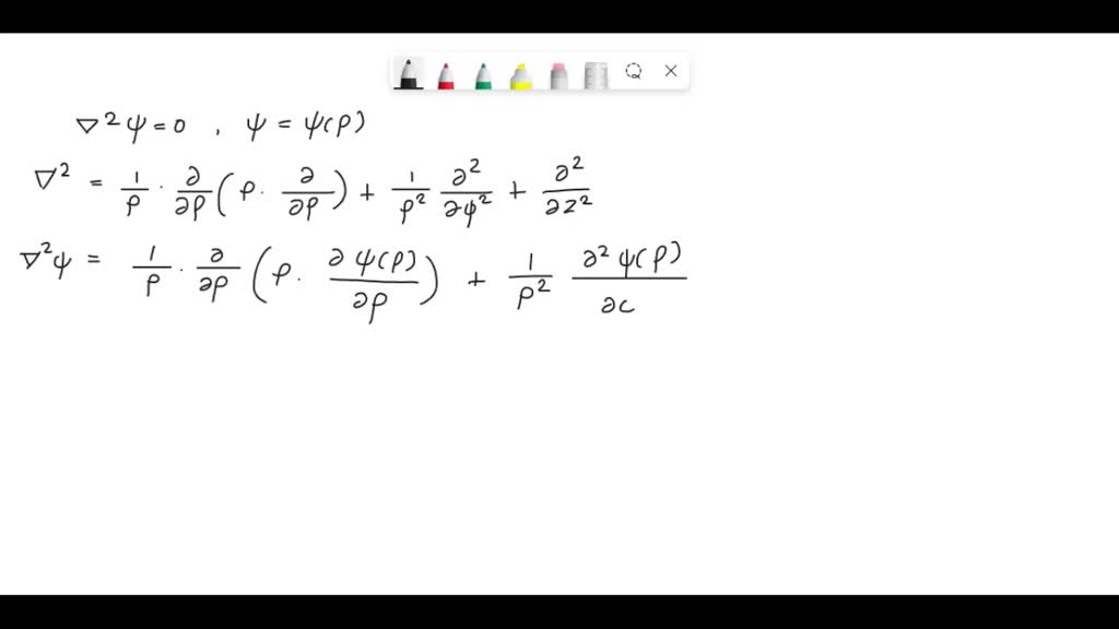 SOLVED: Find The Solutions To Laplace's Equation Using Polar ...