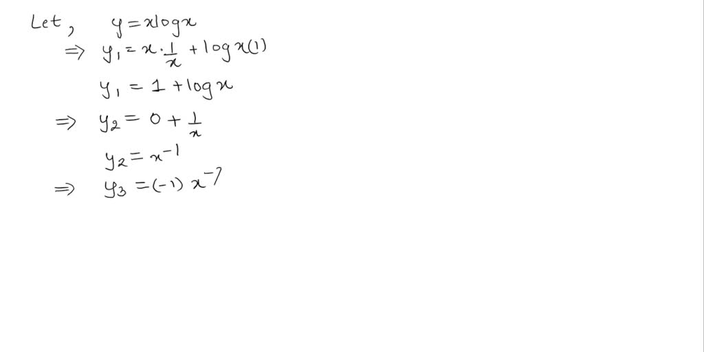 nth derivative of logx^2