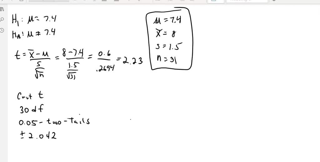 SOLVED: The Student's t distribution table gives critical values for ...