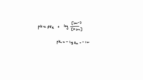 what-is-the-ph-of-a-buffer-that-is-0120-m-in-lactic-acid-and-0100-m-in-sodium-lactate-for-lactic-acid-ka-14-x-10-4