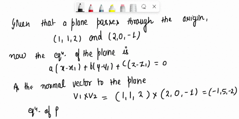 consider-the-plane-passing-through-the-origin-112-and-201-find-the-point-on-the-plane-that-is-closest-the-point-10200-and-find-the-distance-between-10200-and-the-plane_-hint-projw-y-32298