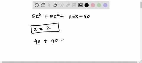 factor-the-polynomial-5-x310-x2-20-x-40-64783