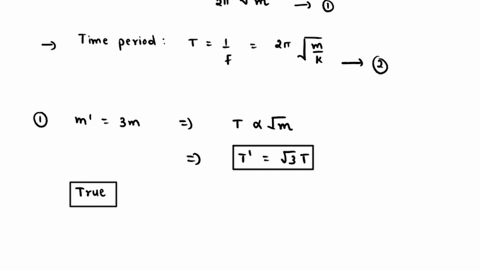 10-lpt-consider-a-simple-harmonic-oscillator-made-of-a-mass-sliding-on-a-frictionless-surface-and-attached-to-a-massless-linear-spring-which-of-the-following-statements-are-true-eg-if-the-fi-16795
