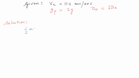 the-escape-velocity-for-a-rocket-from-earth-is-112-kmsec-its-value-on-a-planet-where-acceleration-due-to-gravity-is-double-that-on-the-earth-and-diameter-of-the-planet-is-twice-that-of-earth-will-be-3