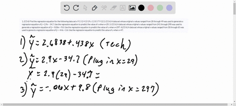 1-co-6-find-the-regression-equation-for-the-following-data-set-x-9-1-5-2-4-13-19-y-1-2-8-3-7-9-12-2-co-6-a-data-set-whose-original-x-values-ranged-from-28-through-49-was-used-to-generate-a-r-14837