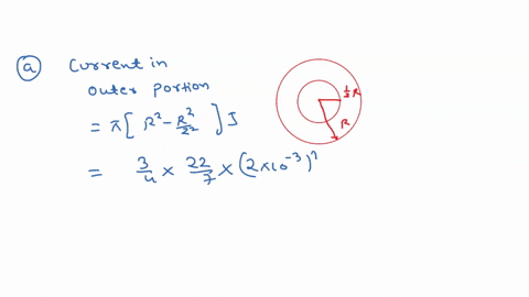 2-thc-current-density-in-cylindrical-wire-of-radius-r-20-mm-is-uniform-across-a-cross-scction-of-the-wirc-and-is-j-20-x-105-am-what-is-the-current-through-the-outer-portion-of-the-wire-betwe-77146