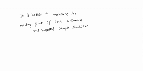why-might-it-be-better-to-measure-the-melting-point-of-the-unknown-and-a-suspected-known-simultaneously-rather-than-individually-or-just-comparing-the-melting-points-to-literature-values-96957