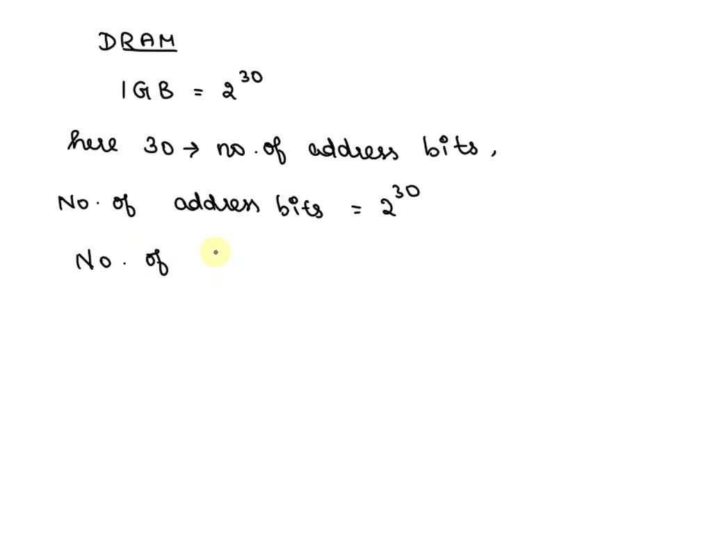 a-1gb-dram-uses-4-bit-data-and-has-equal-length-row-and-column