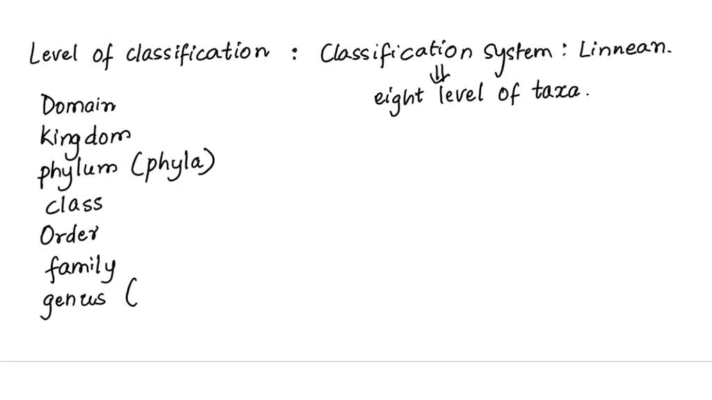 solved-which-of-the-different-levels-of-classification-is-the-most