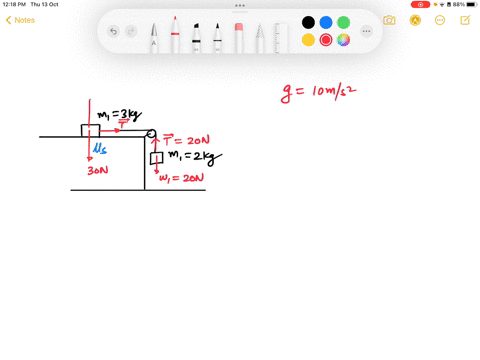 a-3-kg-box-rests-on-a-horizontal-table-it-is-attached-to-a-2-kg-box-via-pulley-the-2-kg-box-hangs-over-the-edge-of-the-table-the-2-kg-box-is-meters-from-the-ground-what-is-the-minimum-coeffi-21774