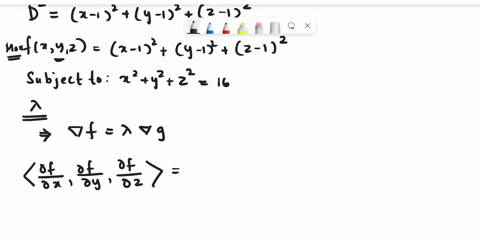 find-the-point-on-the-sphere-x2y2z216-farthest-from-the-point-111-39714