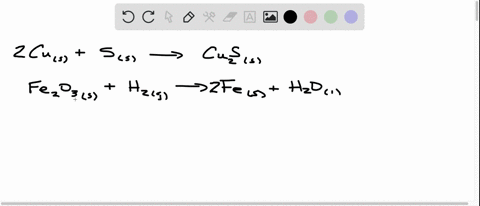 write-a-balanced-chemical-equation-for-each-reaction-a-solid-copper-reacts-with-solid-sulfur-to-form-solid-copperi-sulfide-b-solid-ironiii-oxide-reacts-with-hydrogen-gas-to-form-solid-iron-and-liqui-3