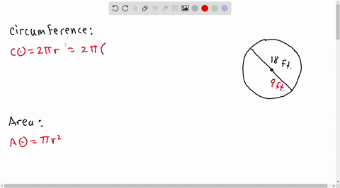consider-the-following-figure-give-both-exact-values-and-approximations-to-the-nearest-hundredth-18-ft-a-find-the-circumference-of-the-figure-b-find-the-area-of-the-figure_-12197
