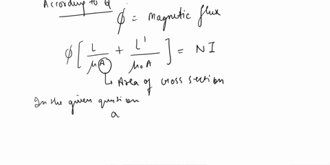 an-iron-bar-which-is-80-cin-long-is-bent-in-a-shape-as-shown-the-ends-of-the-bar-do-not-touch-they-are-4-mm-apart-there-is-a-coil-with-1000-turns-see-the-figure-the-current-through-the-coil-99177