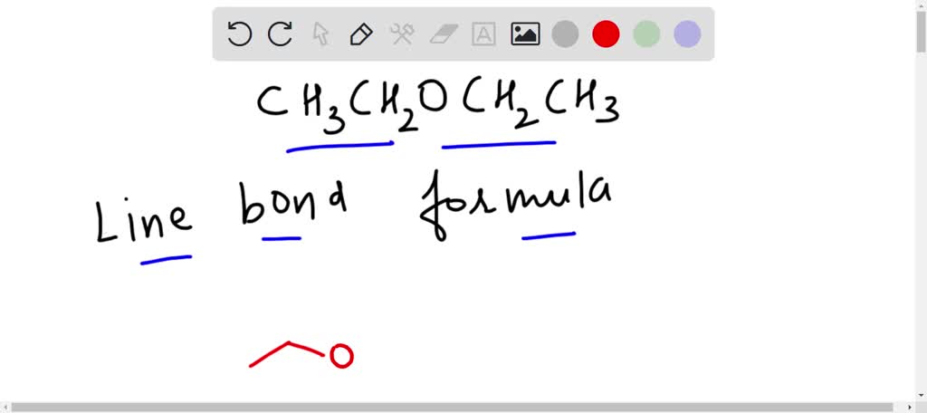 SOLVED: What is the line bond formula and structural formula for ...