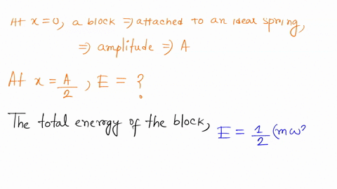 question-point-a-block-attached-to-an-ideal-spring-undergoes-simple-harmonic-motion-about-its-equilibrium-position-x-0-with-amplitude-a-what-fraction-of-the-total-energy-is-in-the-form-of-ki-32908