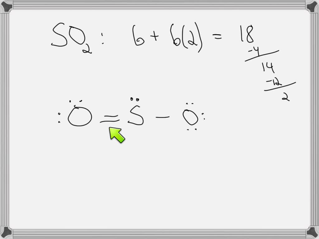 SOLVED: Draw the Lewis structure of SOz (with minimized formal charges ...