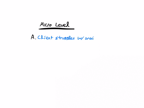 if-you-are-a-generalist-social-worker-you-are-working-at-the-micro-mezzo-andor-macro-level-choose-one-of-the-levels-and-answer-the-following-a-what-is-the-clients-problem-b-what-is-the-level-of-interv
