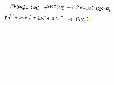 which-of-the-following-will-occur-when-a-solution-of-pbno32aq-is-mixed-with-a-solution-of-klaq-multiple-choice-no-precipitate-will-form-a-precipitate-of-pblz-will-form-k-and-no3-are-spectato-07555