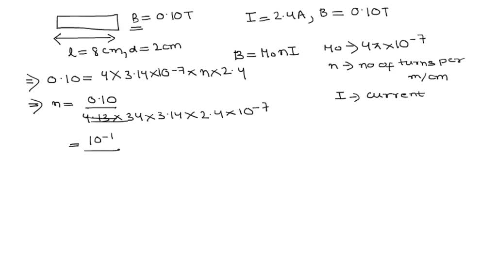 The field strength at the north pole of a 2.0cmdiameter, 8