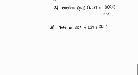 a-two-way-analysis-of-variance-experiment-with-no-interaction-is-conducted-factor-a-has-four-levels-columns-and-factor-bhas-eight-levels-rows-the-results-include-the-following-sum-of-squares-64205