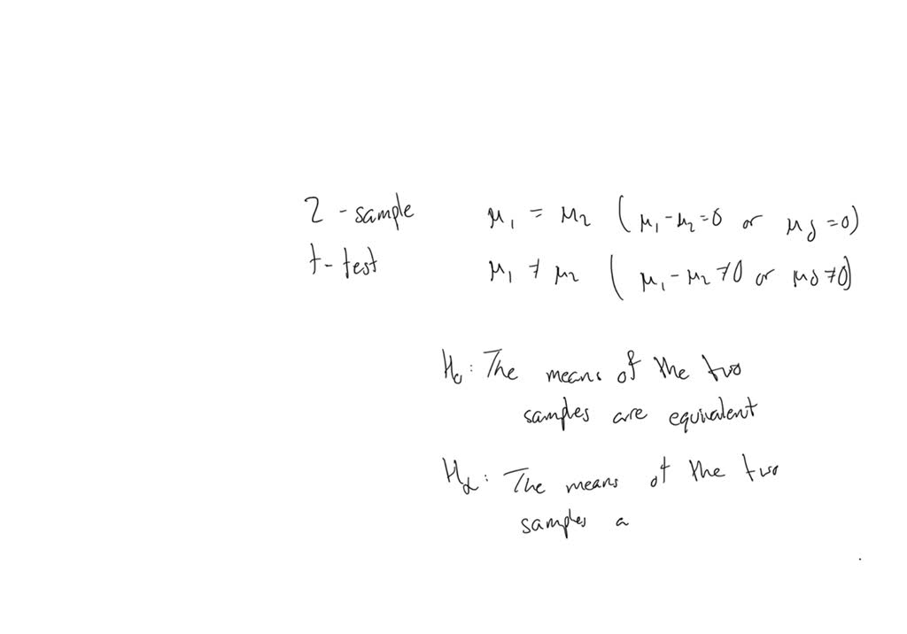 SOLVED: add 2-sample of t-test into the table.