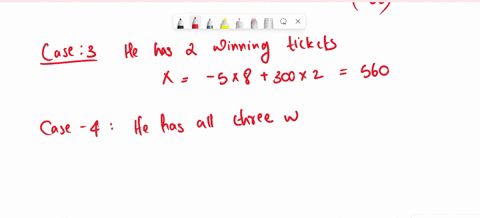 a-raffle-draw-has-500-raffle-tickets-that-are-sold-for-5-each-three-winning-tickets-are-drawn-at-random-without-replacement-and-each-awarded-a-prize-of-300-suppose-fred-buys-8-tickets-for-th-56386