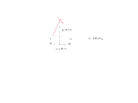 two-parallel-uniformly-charged-infinitely-long-wires-carry-opposite-charges-with-a-linear-charge-density-383-cm-and-are-569-cm-apart-what-is-the-magnitude-of-the-electric-field-at-a-point-mi-33476