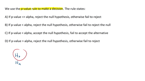 we-use-the-p-value-rule-to-make-a-decision-the-rule-states-question-2-options-a-if-p-value-alpha-reject-the-null-hypothesis-otherwise-fail-to-reject-b-if-p-value-alpha-reject-the-null-hypoth-84424