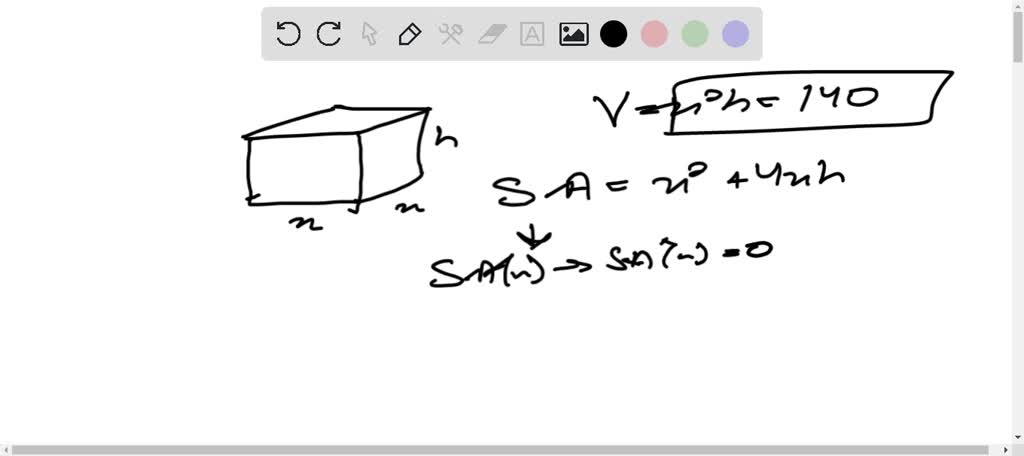 solved-a-packaging-company-is-going-to-make-open-topped-boxes-with-square-bases-that-hold-140