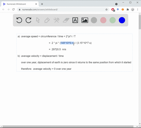 a-calculate-earths-average-speed-relative-to-the-sun-b-what-is-its-average-velocity-over-a-period-of-one-year