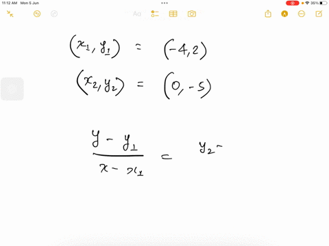11-write-the-slope-intercept-form-of-the-equation-of-the-line-through-the-given-points-4-2-and-0-5