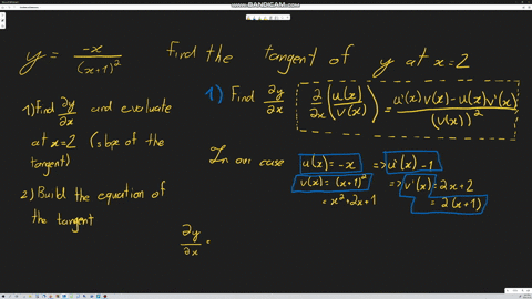 determine-the-equation-of-the-tangent-to-y-xx12-at-x-2