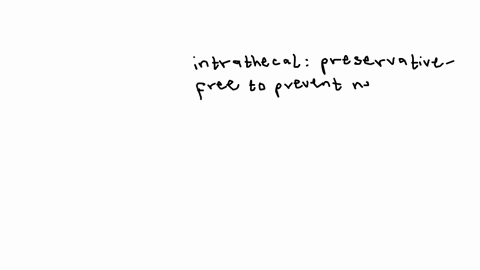 when-administering-chemotherapy-intrathecally-it-is-critical-for-the-nurse-to-averify-that-the-drug-is-preservative-free-upon-preparation-and-immediately-prior-to-administration-b-perform-an-independe