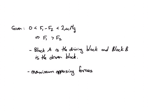 two-blocks-of-equal-masses-m-connected-by-a-string-are-kept-on-a-rough-horizontal-surface-as-shown-in-the-figure-the-coefficient-of-friction-between-the-blocks-and-the-surface-is-mu-if-0f_1-f_22-mu-m