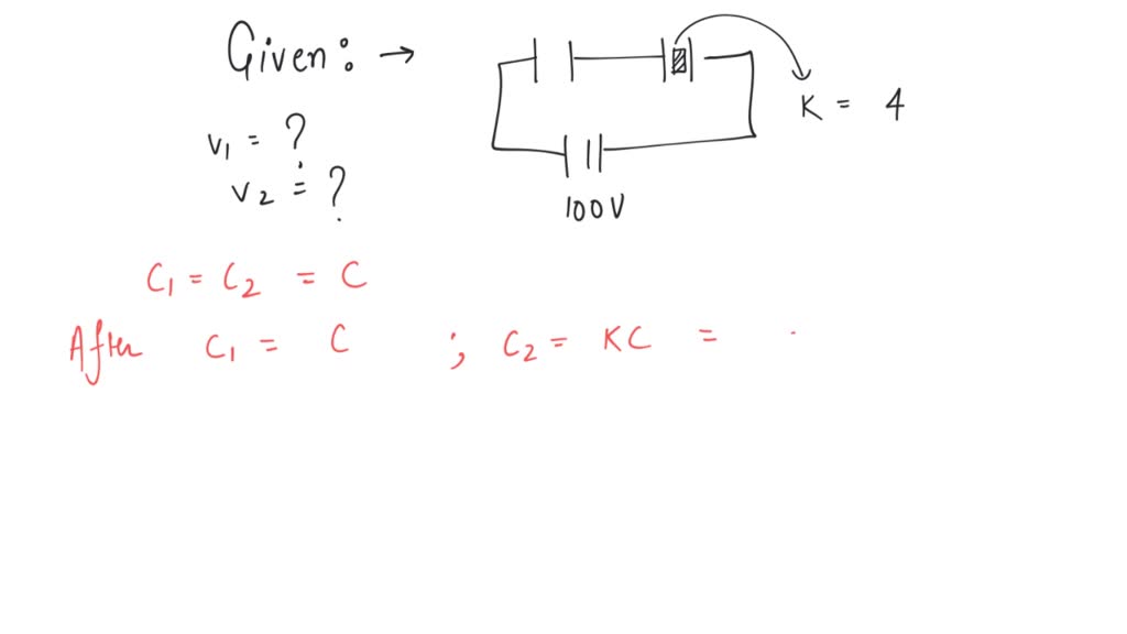SOLVED A battery of 100 V is connected to series combination of two