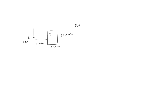 in-the-figure-below-the-current-in-the-long-straight-wire-is-i1-30-a-and-the-wire-lies-in-the-plane-of-the-rectangular-loop-which-carries-a-current-i2-100-a-the-dimensions-in-the-figure-are-33018
