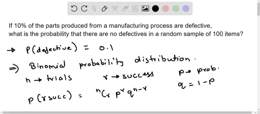 solved-if-10-of-the-parts-produced-from-a-manufacturing-process-are