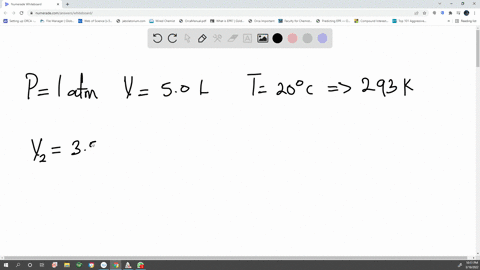 consider-a-gas-at-100-atm-in-a-500-l-container-at-20c-what-pressure-does-the-gas-exert-when-transferred-to-a-volume-of-355-l-at-43-c-26066