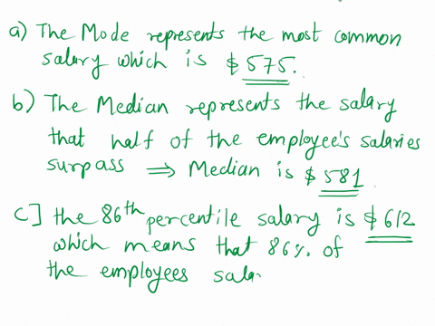 3-the-following-represent-statistics-of-weekly-salaries-at-acme-corporation-mean585median581mode575-t-standard-deviation28-first-quartiles552-third-quartile605-86thpercentile612-p64592-a-wha-90506