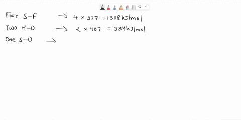 calculate-the-average-bond-energy-of-the-sulfur-oxygen-bonds-in-so2-in-kjmol-given-the-following-information-sf4g-2-h2og-so2g-4-hfg-h-123-kj-bond-dissociation-energies-sf-327-kjmol-ff-154-kj-40484